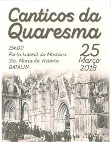 canticos da quaresma 2018